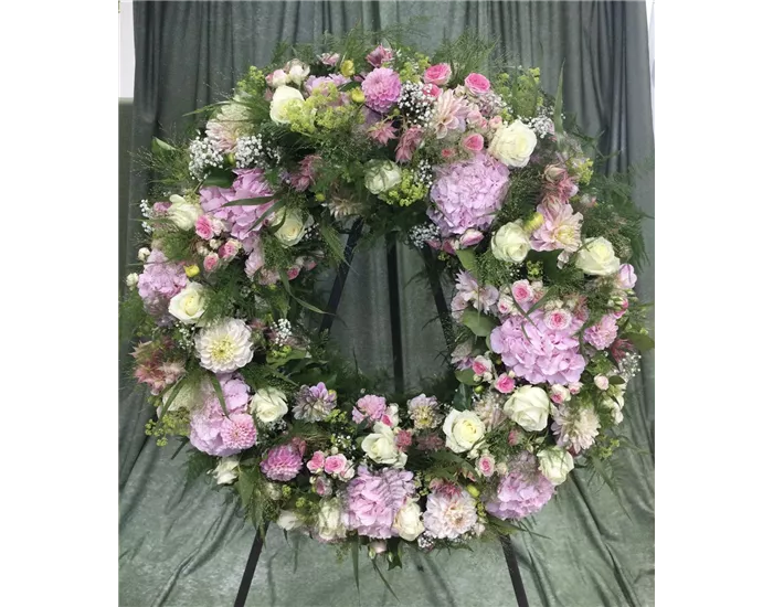 Trauerkranz, komplett